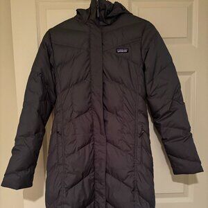 Gray Patagonia Parka Puffer Down Jacket